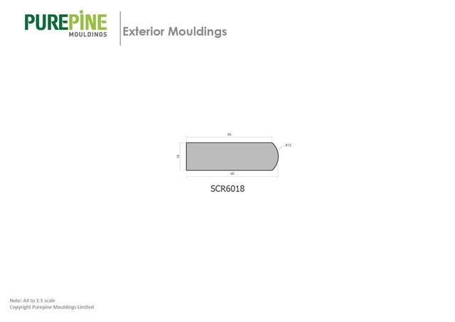 PRIMED SCRIBER FJ H3.2 60 x 18MM 5.4MTRS   NO13E