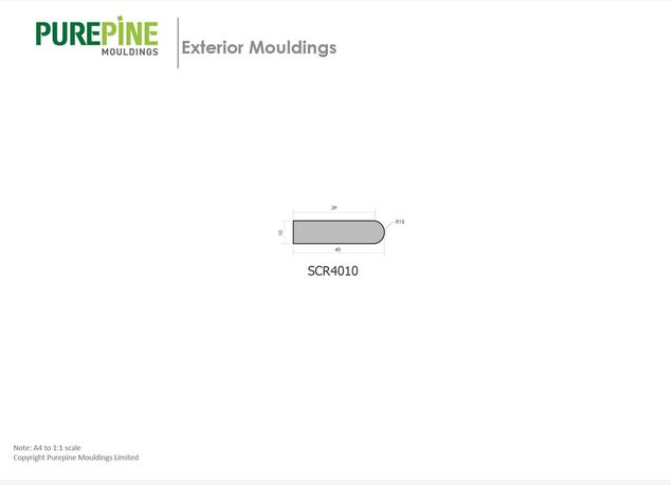 PRIMED SCRIBER FJ H3.2 40 x 10MM 5.4MTRS  NO 13