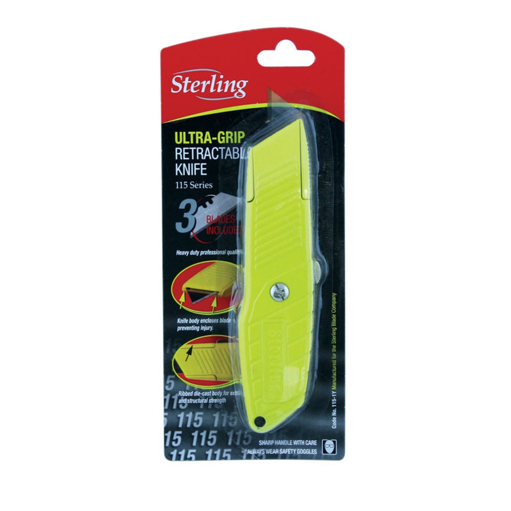 STERLING KNIFE YELLOW ULTRA GRIP