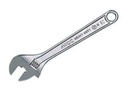 [MW-HD15] WRENCH ADJUSTABLE 150mm MCC MW-HD15     MW-HD15