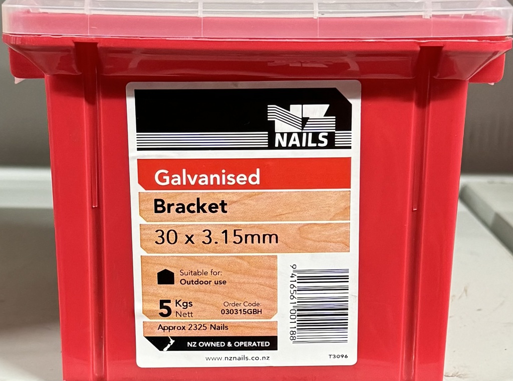 NAIL 5KG 30mm PRODUCT NAILS GALV