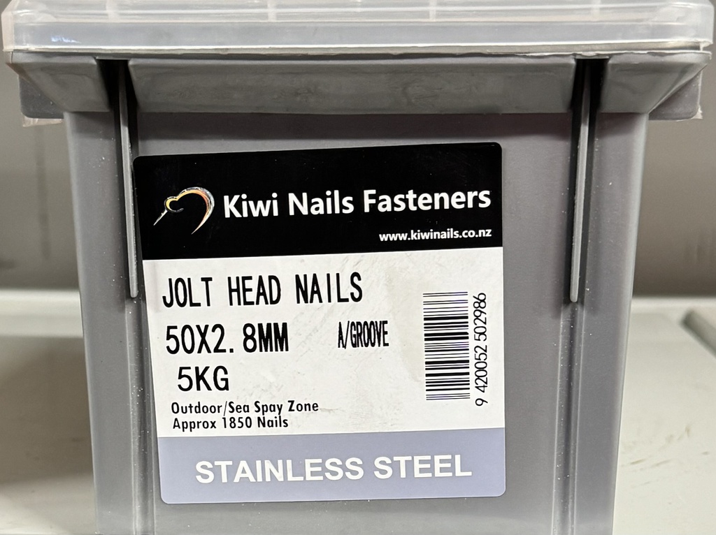 NAIL 5KG 50MM STAINLESS STEEL JOLT A/G