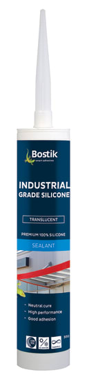 BOSTIK INDUSTRIAL SILICONE SEALANT CLEAR