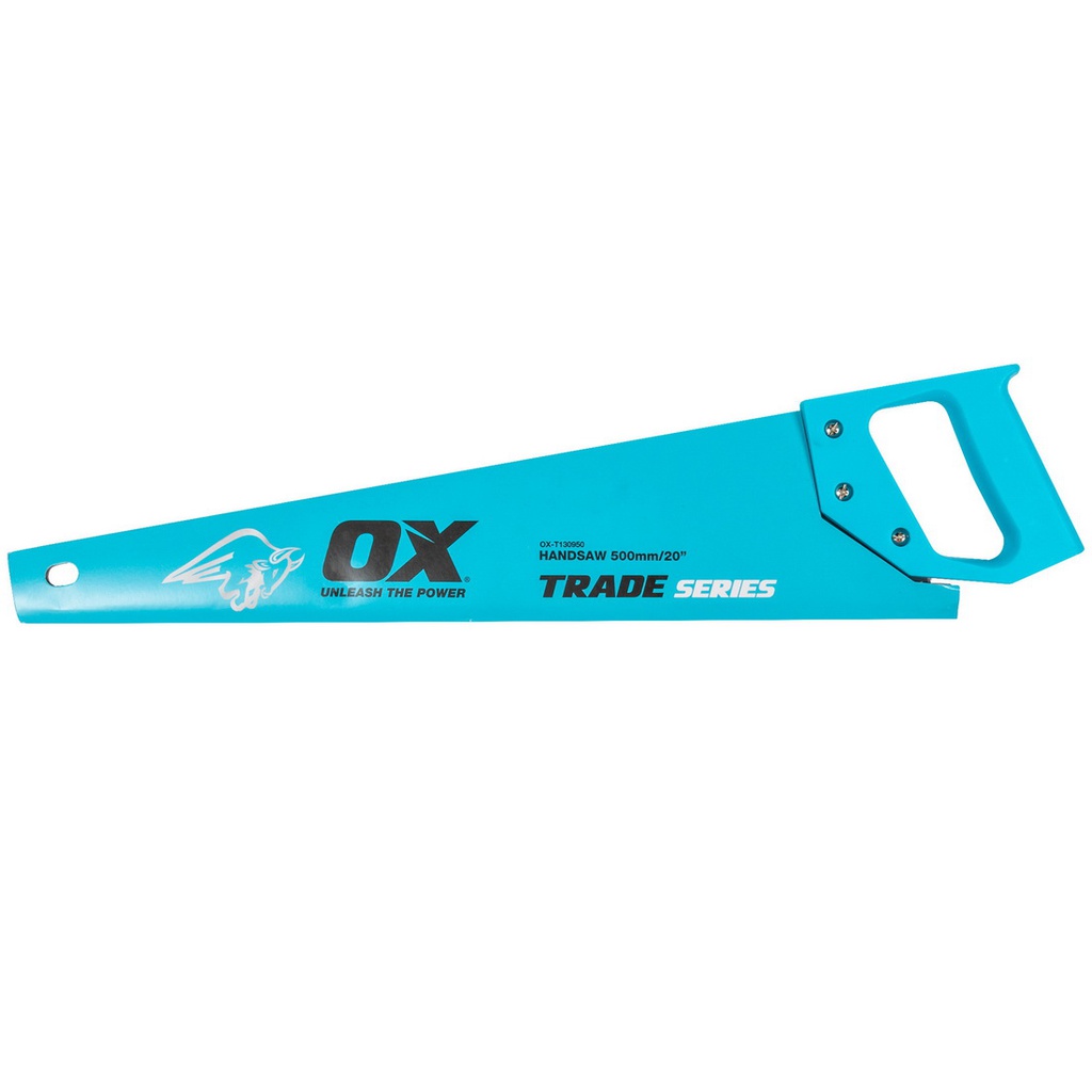 OX TRADE HANDSAW WITH PLASTIC GRIP 500MM