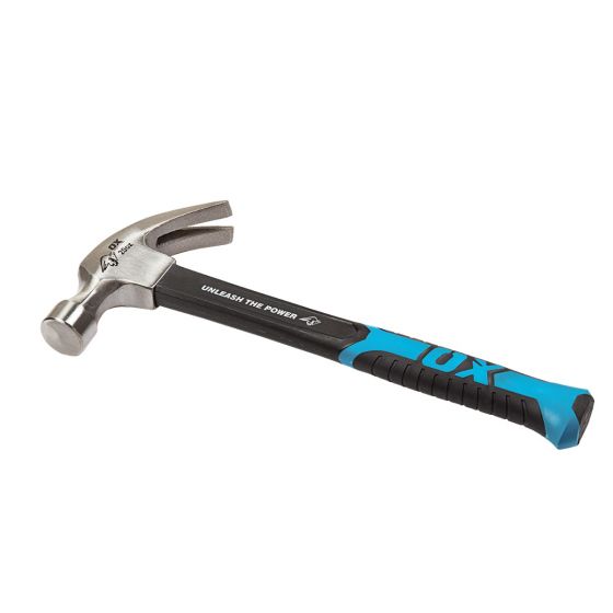 OX TRADE FIBERGLASS 20OZ CLAW HAMMER