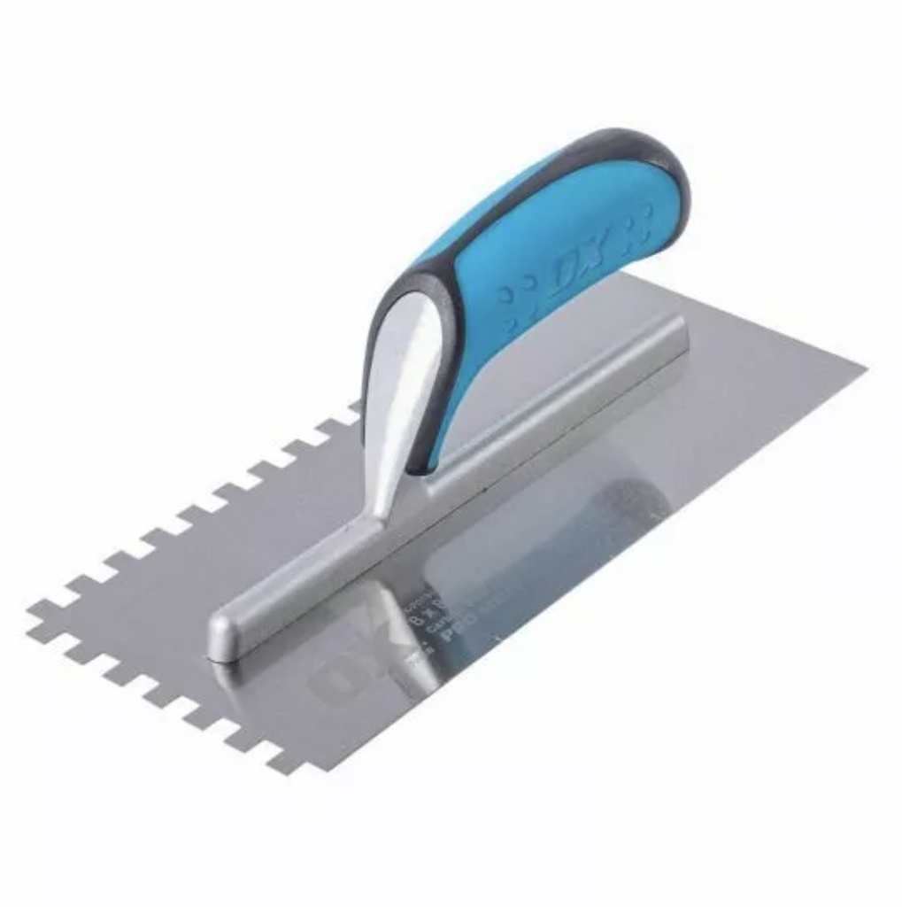 OX PROFESSIONAL 6X6 NOTCH TROWEL