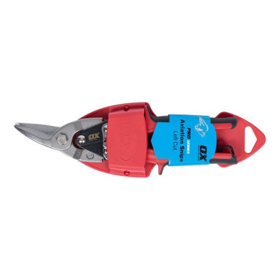 OX PRO AVIATION TIN SNIPS LEFT CUT
