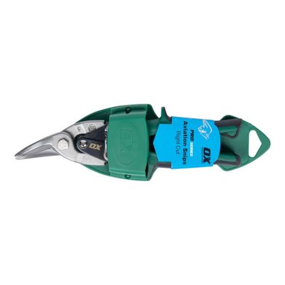 OX PRO AVIATION TIN SNIPS RIGHT CUT