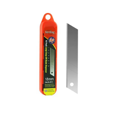 STERLING BLADES 18mm 10 PACK