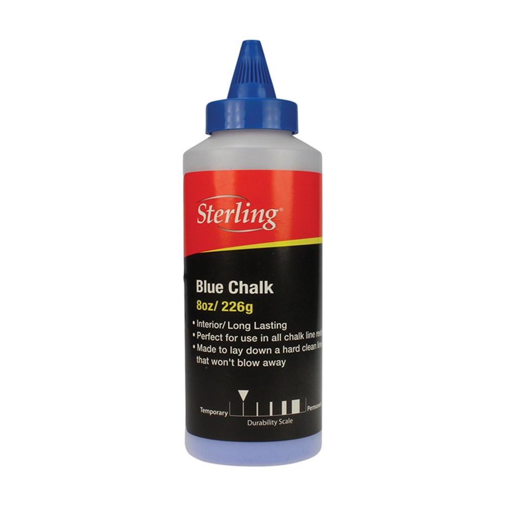 STERLING CHALK REFILL BLUE 8OZ 226G