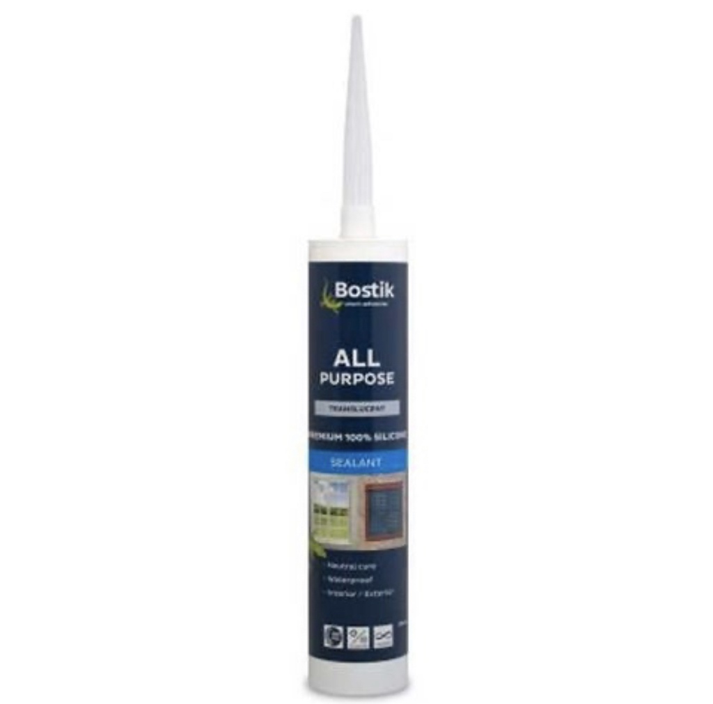 BOSTIK ALL PURPOSE SILICONE CLEAR 300ML
