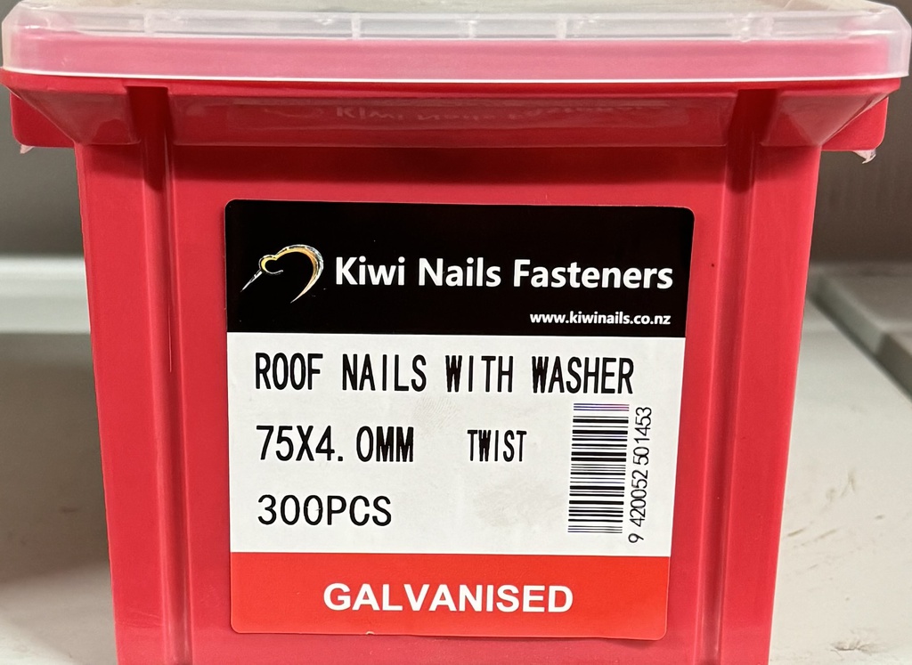 NAIL 5KG  75 x 4.0MM ROOFING (BOX 250)