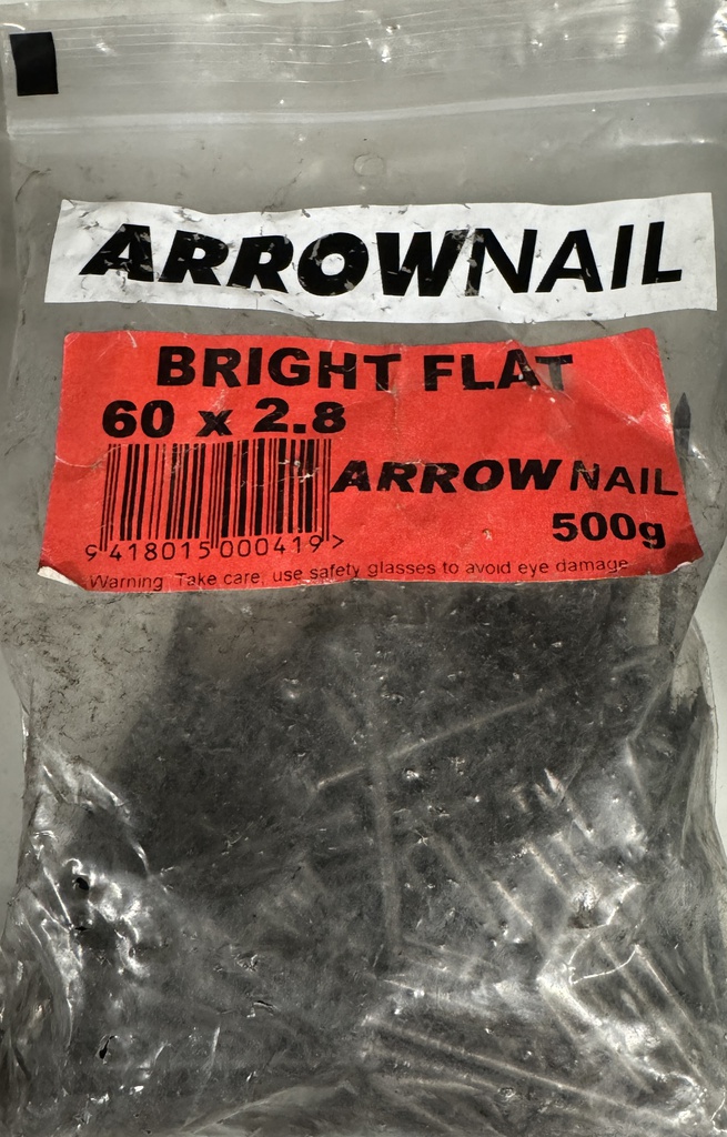 NAIL 500g  60 x 2.8mm  B/S  FH