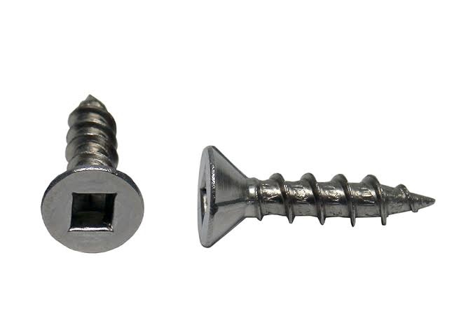 SCREW S/FAST CSK S/S SQDR 8 X 25 (200)