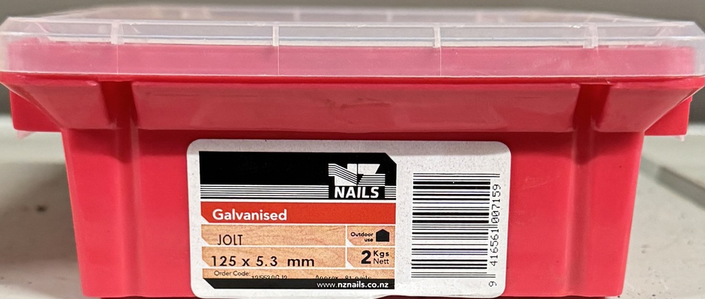 NAIL 2KG 125 x 5.30mm JOLT HEAD