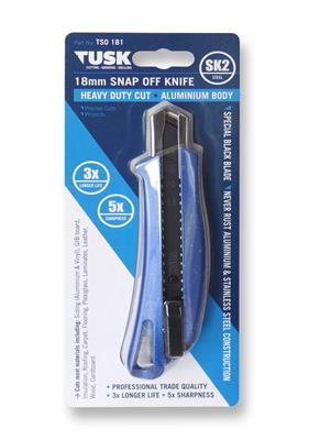 TUSK 18mm SNAP OFF KNIFE 1PC PACK
