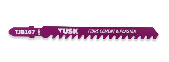 TUSK JIGSAW BLADE 100 x 6TPI FIBRE CEMNT