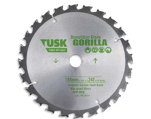 SAW BLADE TUSK CARBIDE 254mm 60T