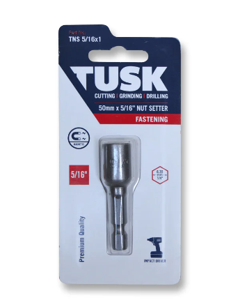 TUSK NUTSETTER 5/16" 50mm MAGNETIC 1pc