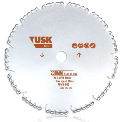 TUSK VB ALL CUT BLADE 180x1.8x3x10Tx22.2