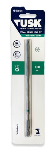 TUSK TORSION BITS SQ3 150mm 1pc
