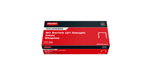 DELFAST GALV 80 SERIES STAPLES 4MM 21GA