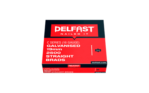 DELFAST GALV FINISHING STRGHT 19mm 2500