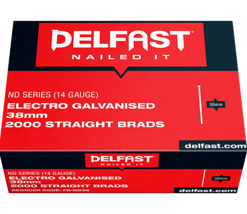 DELFAST GALV FINISHING STRGHT 38mm 2500