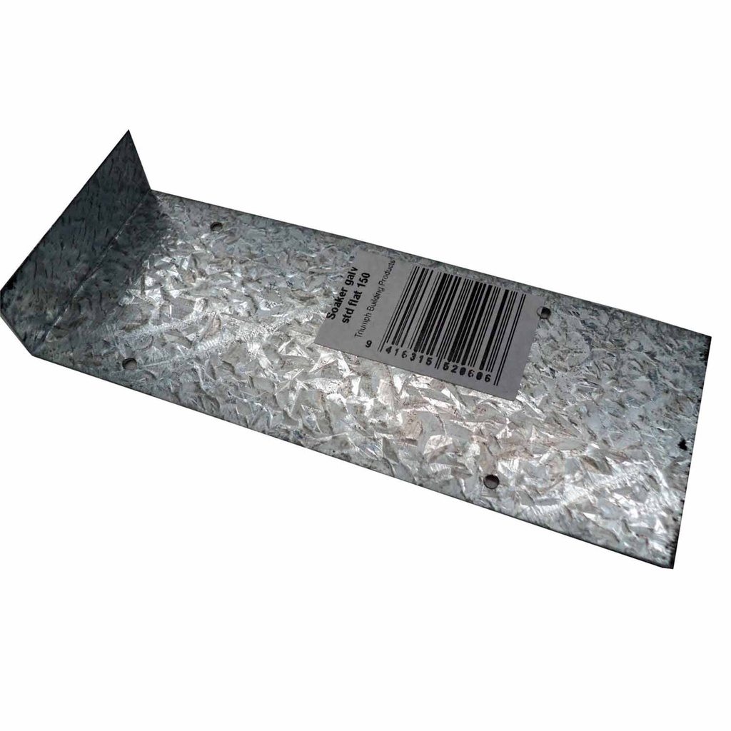 SOAKER FLAT W/BOARD GALV 150 X 45mm