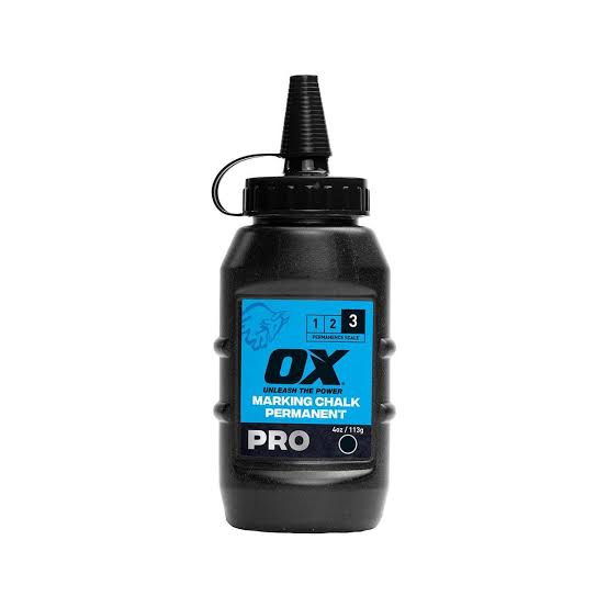 OX PERMANENT MARKING CHALK BLACK 8OZ
