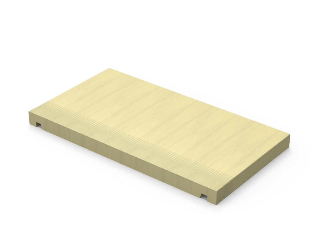 PRIMED H3.1 FASCIA GROOVED 300 x 25MM X 6.1MTRS