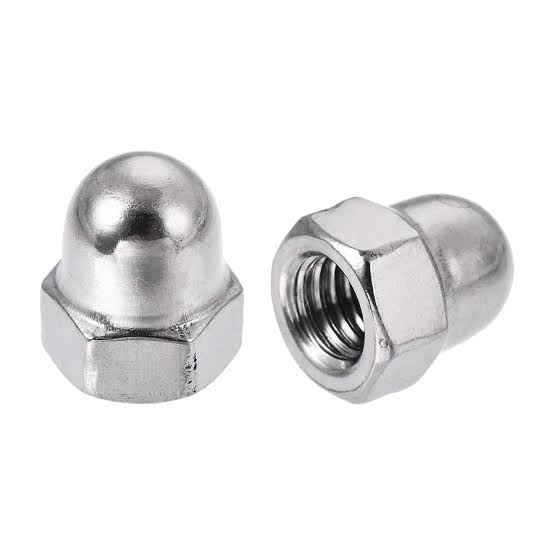 NUTS 12mm DOME STAINLESS 316