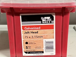 [106822] NAIL 5KG  75 x 3.15MM GALV JOLT HEAD HEAD