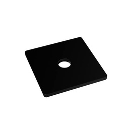[102844] WASHER SQ M10 X 50 X 50 X 3mm EPDM BLACK