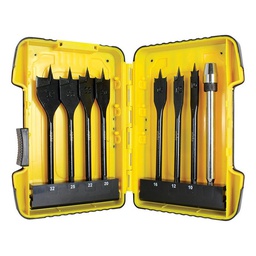 [TS08SET8] DRILL TURBO-BORE SPADE BIT KIT 8 PIECE