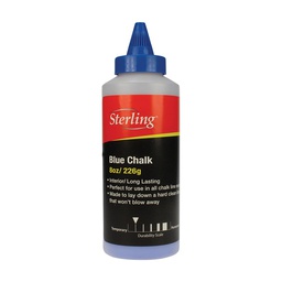 [CR-BLUE] STERLING CHALK REFILL BLUE 8OZ 226G