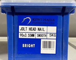 [108916] NAIL 5KG  90 x 3.55MM BRIGHT STEEL JOLT HEAD