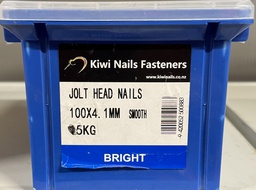 [106738] NAIL 5kg 100 x 4.0MM BRIGHT STEEL JOLT HEAD