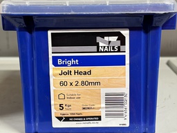 [106786] NAIL 5KG  60 x 2.8MM  BRIGHT STEEL JOLT HEAD
