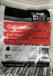 [125530GFP] NAIL 500g 125 x 5.3mm  GALV FH