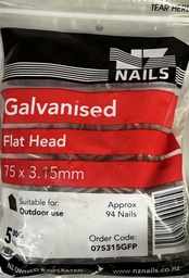 [075315GFP] NAIL 500g  75 x 3.15mm GALV FH