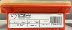 [104326] NAIL 2KG  40 x 2.00mm GALV FLAT