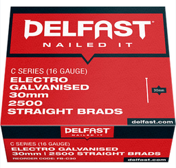 [364364] DELFAST GALV FINISHING STRGHT 30mm 2500