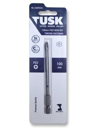 [TB100PZ2S] TUSK TORSION BITS PZ2 100mm 1pc