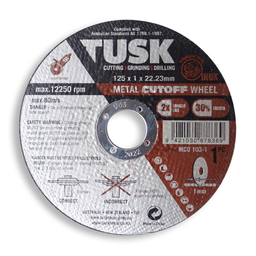 [MCO103] TUSK METAL C/WHEEL 125x1x22.23