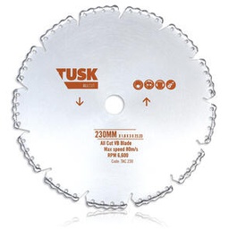 [TAC125] SAW BLADE TUSK VB ALL CUT 125mm
