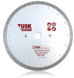 [104283] SAW BLADE TUSK TURBO G/PURPOSE 115mm
