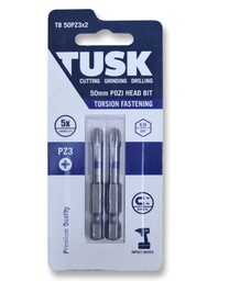 [104716] TUSK TORSION BITS PZ3 50mm 2pc