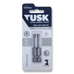 [104717] TUSK TORSION BITS HEX 4 50mm 2pc