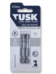 [TB 50H6x2] TUSK TORSION BITS HEX 6 50mm 2pc